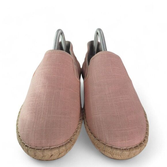 Olukai Kaula Pa'a Kapa Linen Espadrille Slip-on Loafers Rose Sea Salt Women's 9 - Picture 3 of 11